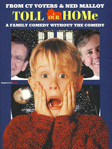 Toll Home Home Alone movie poster spoof meme