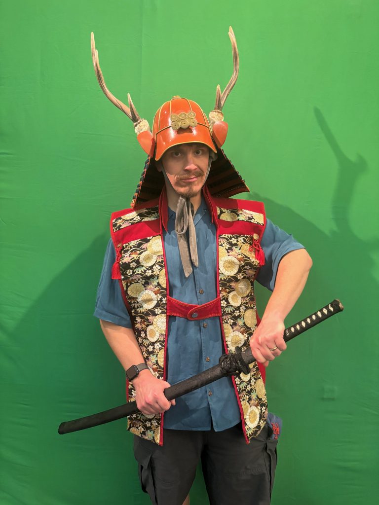 Me as a samurai