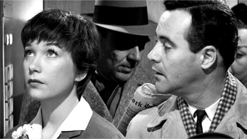 Shirley MacLaine and Jack Lemmon in The Apartment